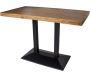 Table bistrot double pied 110 x 60 x 75 cm - 409