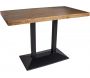 Table bistrot double pied 110 x 60 x 75 cm