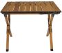 Table de camping en métal et plastique Mariposa 58 x 60 cm - CMP-5263