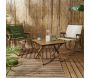 Table de camping en métal et plastique Mariposa 58 x 60 cm - THE HOME DECO FACTORY