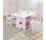 Table, chaises et bac rangement enfant en bois - 6