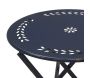 Table et chaises de jardin en métal laqué - 319