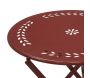 Table et chaises de jardin en métal laqué - 319