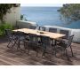 Table et chaises de jardin moderne Bali