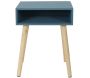 Table de chevet en bois niche colorée - CMP-4726