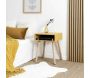 Table de chevet en bois niche colorée - THE HOME DECO FACTORY