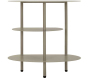 Table de chevet en métal Saturn 49.5 x 27.5 x 49.5 cm - 66,90