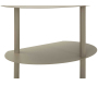 Table de chevet en métal Saturn 49.5 x 27.5 x 49.5 cm - 7