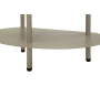 Table de chevet en métal Saturn 49.5 x 27.5 x 49.5 cm - 8