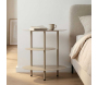 Table de chevet en métal Saturn 49.5 x 27.5 x 49.5 cm - MAURO FERRETTI