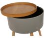 Table coffre plateau bois Igor - CMP-1198