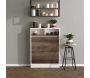 Table de cuisine pliante avec rangements Bracked - 7