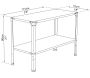 Table double de rempotage en acier - PAA-0187