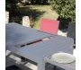 Table extérieure  extensible en aluminium plateau à lattes Alice - PRL-1362