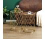 Table gigogne en métal Dubai (Lot de 2) - THE HOME DECO FACTORY