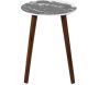 Table gigogne pieds en bois foncé (Lot de 2) - 6