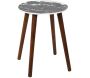 Table gigogne pieds en bois foncé (Lot de 2) - 7