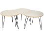 Table gigogne pieds fils (Lot de 3) - 42,90