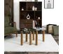 Table gigogne ronde en verre trempé Clara (Lot de 2) - THE HOME DECO FACTORY