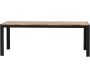 Table de jardin en aluminium et acacia 205 x 90 cm Bois - 399