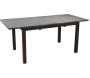 Table de jardin aluminium allonge centrale 130 à 180 cm Come