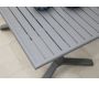 Table jardin en aluminium allonge papillon Sotta 110-150 cm - PROLOISIRS