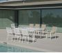 Table de jardin en aluminium extensible Sarana - HEVEA