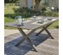 Table de jardin en aluminium avec rallonge automatique Floride - DCB GARDEN