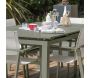 Table de jardin en aluminium avec rallonge automatique 180 à 240 cm Miami - 689