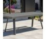 Table de jardin en aluminium avec rallonge intégrée Stockholm - DCB-0181
