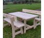 Table de jardin en bois Bourgogne - SAUVEGARDE58