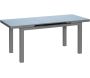 Table de jardin extensible en aluminium anthracite Ibiza