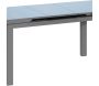 Table de jardin extensible en aluminium anthracite Ibiza - MOR-0200