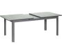 Table de jardin extensible en aluminium anthracite Milos - MOR-0205