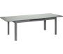 Table de jardin extensible en aluminium anthracite Milos - 879