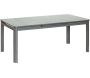 Table de jardin extensible en aluminium anthracite Milos