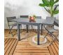 Table de jardin extensible en métal Haria 80 x 80 x 75 cm - THE HOME DECO FACTORY