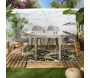 Table de jardin extensible en métal Haria - THE HOME DECO FACTORY