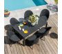 Table de jardin extensible 8 à 12 personnes en aluminium Palma - 8