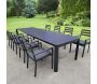 Table de jardin extensible 8 à 12 personnes en aluminium Palma - 6