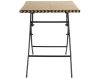 Table de jardin pliable plateau tressé - 59,90