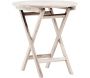 Table de jardin Ø70 cm en teck Kenya