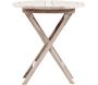 Table de jardin Ø70 cm en teck Kenya - 6