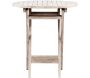 Table de jardin Ø70 cm en teck Kenya - 7