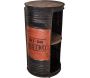 Table mange-debout en fer et bois Bidon 60 x 110 cm - ANT-0786