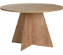 Table à manger ronde en aggloméré Virella
