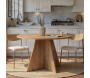 Table à manger ronde en aggloméré Virella - HANAH HOME