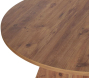 Table à manger ronde en aggloméré Virella - 5