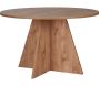 Table à manger ronde en aggloméré Virella