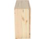 Table murale rabattable en bois avec étagères - 8